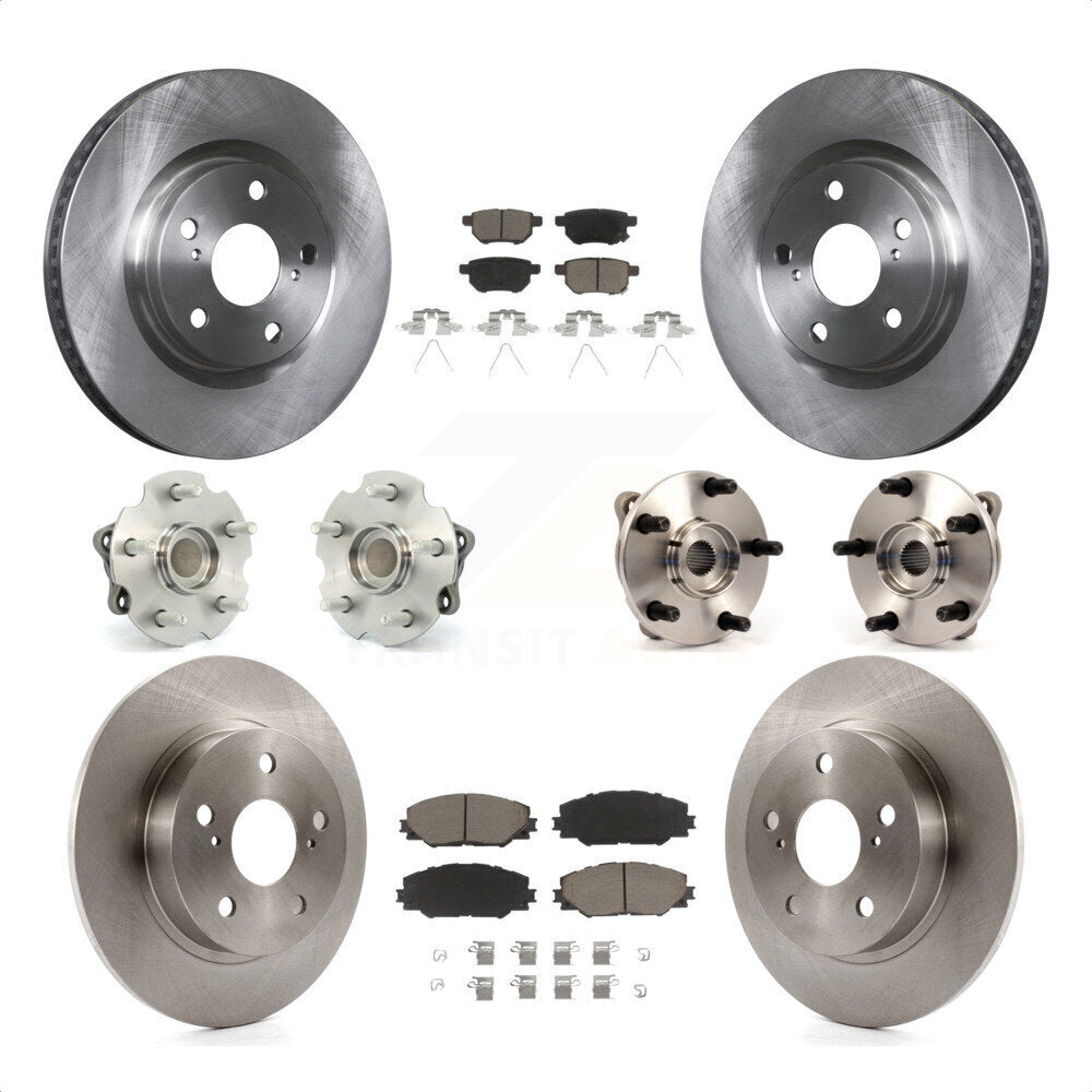 [Avant + Arrière] Kit d'ensemble roulement de roue et moyeu pour 2011-2016 Scion tC Automatic transmission KBB-119225 par Transit Auto