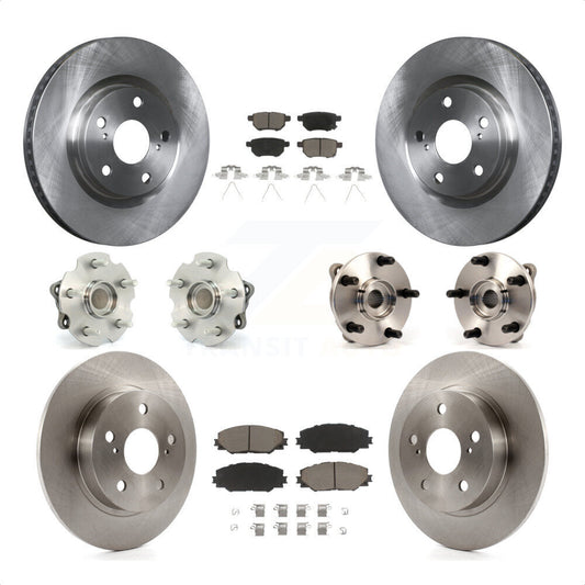 [Avant + Arrière] Kit d'ensemble roulement de roue et moyeu pour 2011-2016 Scion tC Automatic transmission KBB-119225 par Transit Auto