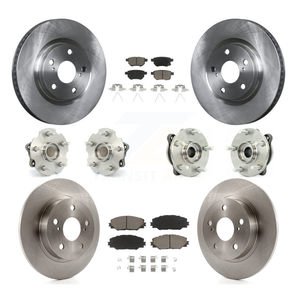 [Avant + Arrière] Kit d'ensemble roulement de roue et moyeu pour 2011-2016 Scion tC Manual transmission KBB-119226