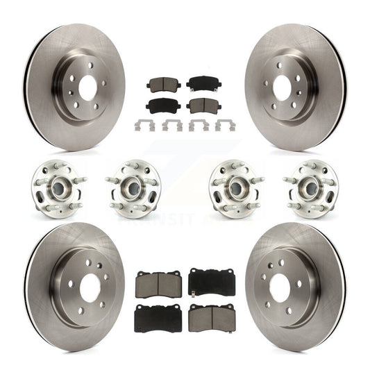 [Avant + Arrière] Kit d'ensemble roulement de roue et moyeu pour Cadillac XTS sans Heavy Duty Brakes KBB-119230