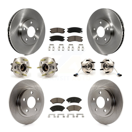 [Avant + Arrière] Kit d'ensemble roulement de roue et moyeu pour Buick LeSabre Park Avenue Pontiac Bonneville Oldsmobile Aurora KBB-119233