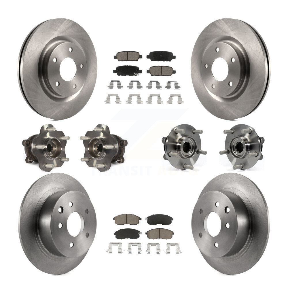 [Avant + Arrière] Kit d'ensemble roulement de roue et moyeu pour Nissan Juke KBB-119236