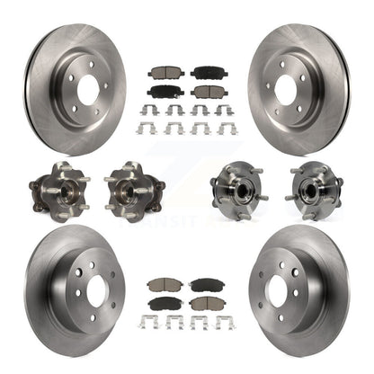 [Avant + Arrière] Kit d'ensemble roulement de roue et moyeu pour Nissan Juke KBB-119236