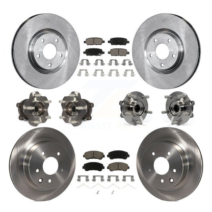 [Avant + Arrière] Kit d'ensemble roulement de roue et moyeu pour Nissan Juke KBB-119237