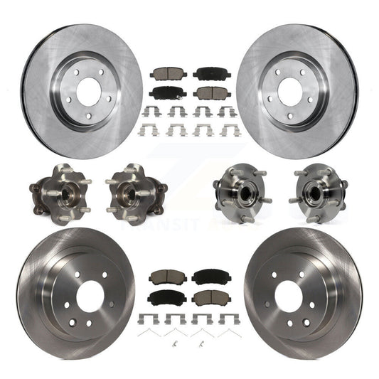 [Avant + Arrière] Kit d'ensemble roulement de roue et moyeu pour Nissan Juke KBB-119237