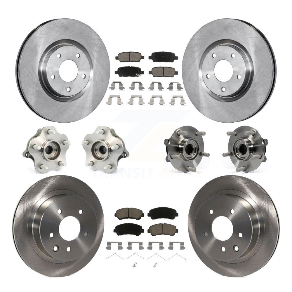 [Avant + Arrière] Kit d'ensemble roulement de roue et moyeu pour 2014 Nissan Juke Nismo RS avec AWD To 04 14 KBB-119239