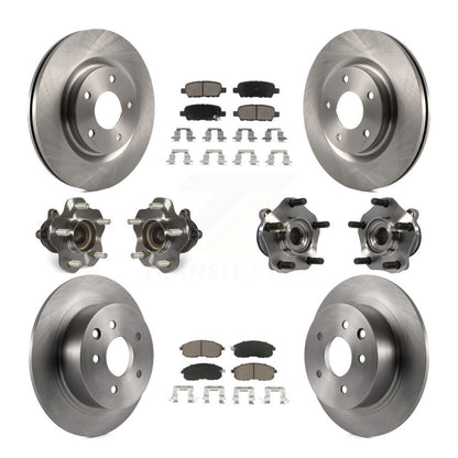 [Avant + Arrière] Kit d'ensemble roulement de roue et moyeu pour 2017-2019 Nissan Sentra Turbocharged KBB-119240