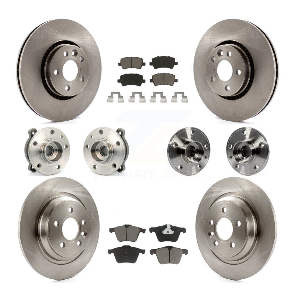 [Avant + Arrière] Kit d'ensemble roulement de roue et moyeu pour Volvo S60 V60 Cross Country KBB-119242