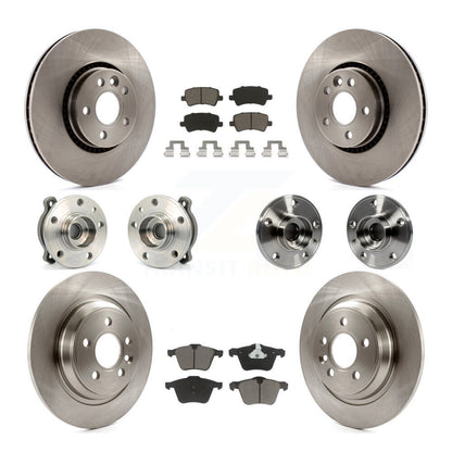 [Avant + Arrière] Kit d'ensemble roulement de roue et moyeu pour Volvo S60 V60 Cross Country KBB-119242