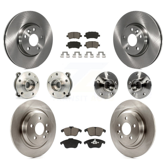 [Avant + Arrière] Kit d'ensemble roulement de roue et moyeu pour 2013-2014 Volvo S60 3.0L avec 300mm Diameter Rotor KBB-119243