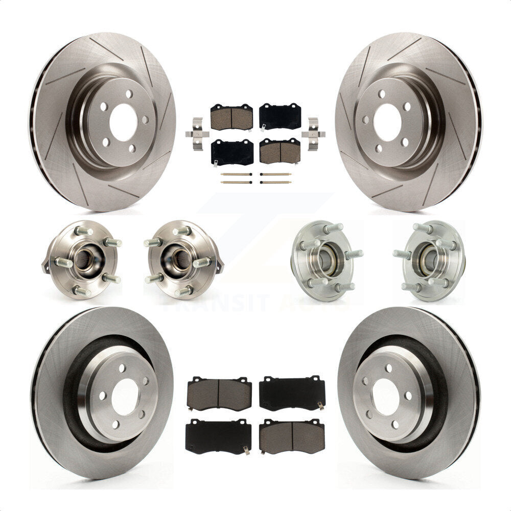 [Avant + Arrière] Kit d'ensemble roulement de roue et moyeu pour Dodge Charger Chrysler 300 Challenger KBB-119245 par Transit Auto