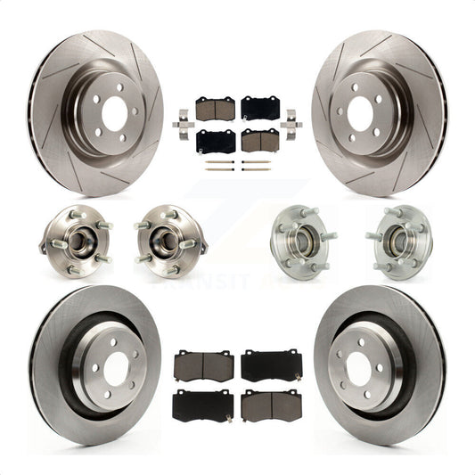 [Avant + Arrière] Kit d'ensemble roulement de roue et moyeu pour Dodge Charger Chrysler 300 Challenger KBB-119245 par Transit Auto