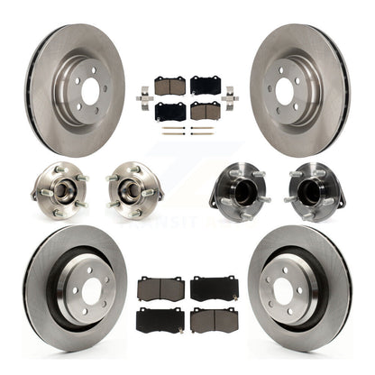 [Avant + Arrière] Kit d'ensemble roulement de roue et moyeu pour 2012 Chrysler 300 SRT8 avec RWD avec Heavy Duty Brakes KBB-119246