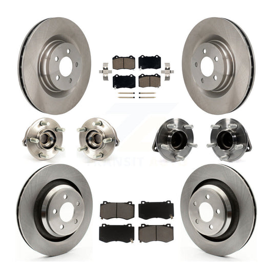 [Avant + Arrière] Kit d'ensemble roulement de roue et moyeu pour 2012 Chrysler 300 SRT8 avec RWD avec Heavy Duty Brakes KBB-119246