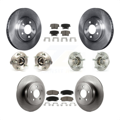 [Avant + Arrière] Kit d'ensemble roulement de roue et moyeu pour Dodge Charger Chrysler 300 Challenger KBB-119247 par Transit Auto