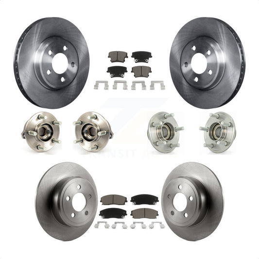 [Avant + Arrière] Kit d'ensemble roulement de roue et moyeu pour Dodge Charger Chrysler 300 Challenger KBB-119247 par Transit Auto