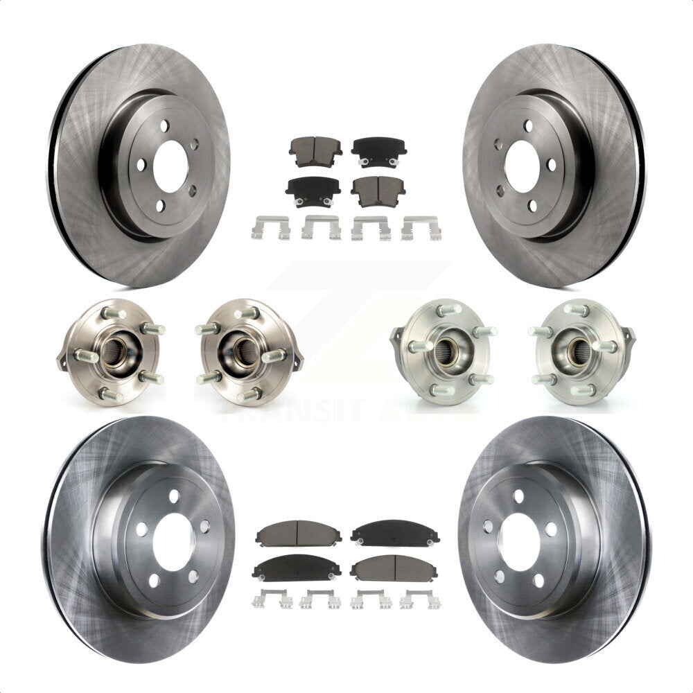 [Avant + Arrière] Kit d'ensemble roulement de roue et moyeu pour Dodge Charger Chrysler 300 KBB-119249 par Transit Auto