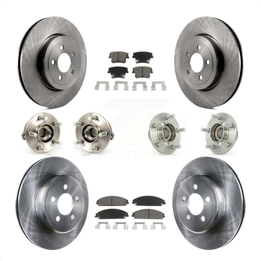 [Avant + Arrière] Kit d'ensemble roulement de roue et moyeu pour Dodge Chrysler 300 Charger Challenger KBB-119250 par Transit Auto