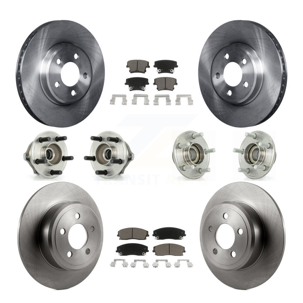 [Avant + Arrière] Kit d'ensemble roulement de roue et moyeu pour Chrysler 300 Dodge Charger Magnum KBB-119253