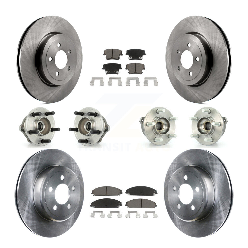 [Avant + Arrière] Kit d'ensemble roulement de roue et moyeu pour Chrysler 300 Dodge Charger Magnum KBB-119254