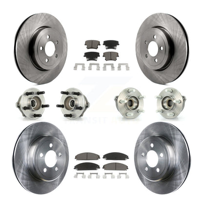 [Avant + Arrière] Kit d'ensemble roulement de roue et moyeu pour Chrysler 300 Dodge Charger Magnum KBB-119254