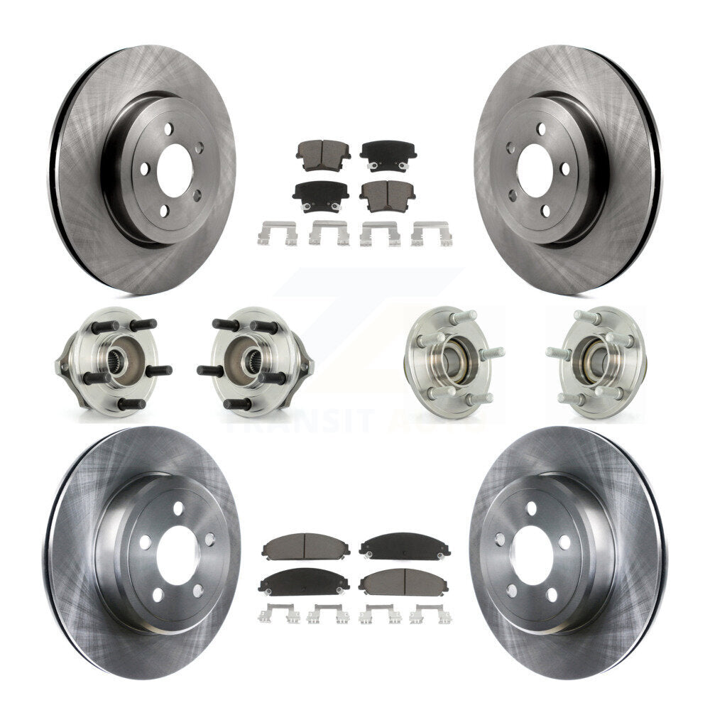 [Avant + Arrière] Kit d'ensemble roulement de roue et moyeu pour Chrysler 300 Dodge Charger Magnum KBB-119255