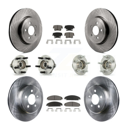 [Avant + Arrière] Kit d'ensemble roulement de roue et moyeu pour Chrysler 300 Dodge Charger Magnum KBB-119255