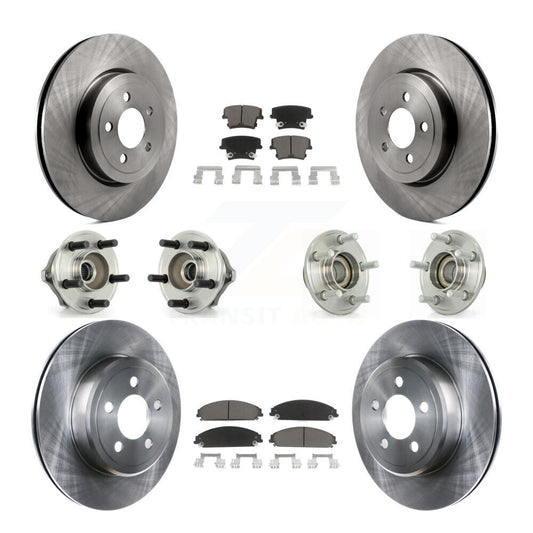 [Avant + Arrière] Kit d'ensemble roulement de roue et moyeu pour Chrysler 300 Dodge Charger Magnum KBB-119255