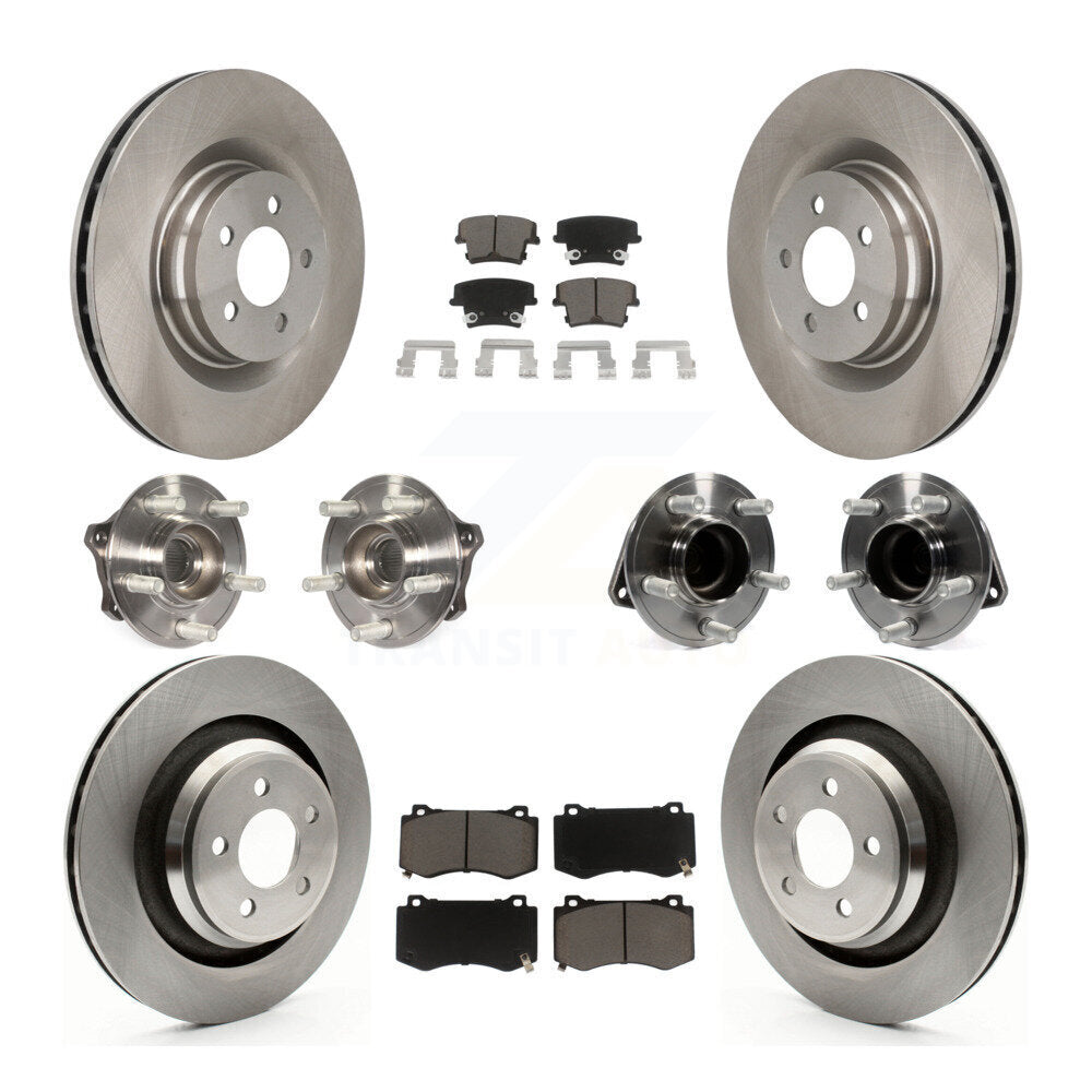 [Avant + Arrière] Kit d'ensemble roulement de roue et moyeu pour 2015 Dodge Charger R T Scat Pack avec RWD 6.4L KBB-119256