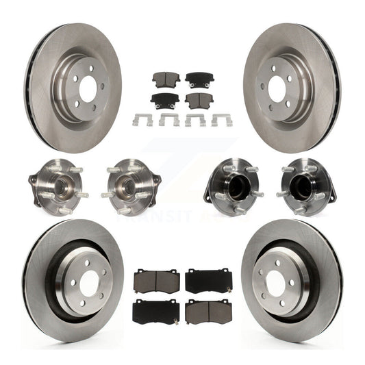 [Avant + Arrière] Kit d'ensemble roulement de roue et moyeu pour 2015 Dodge Charger R T Scat Pack avec RWD 6.4L KBB-119256