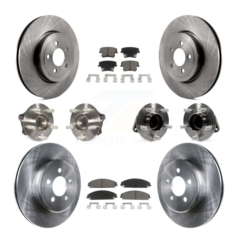 [Avant + Arrière] Kit d'ensemble roulement de roue et moyeu pour Dodge Challenger Chrysler 300 Charger KBB-119262