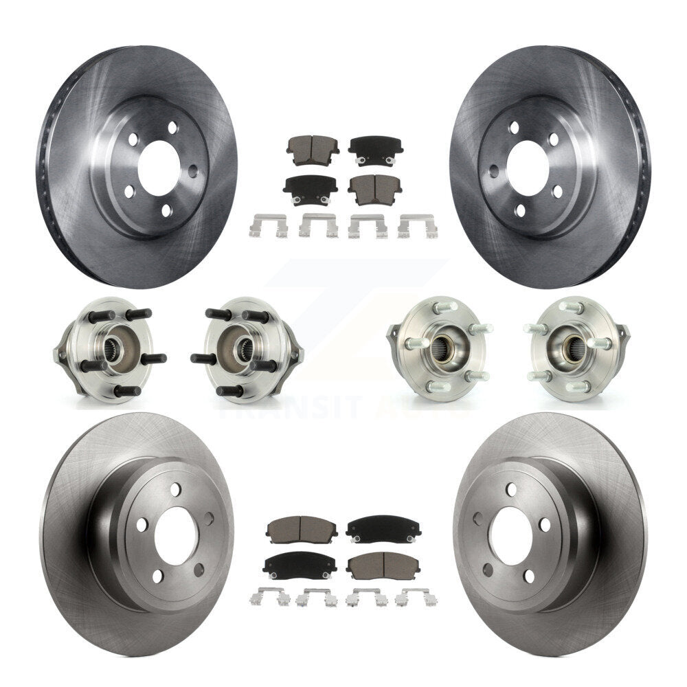 [Avant + Arrière] Kit d'ensemble roulement de roue et moyeu pour Dodge Charger Magnum AWD avec 2.7L KBB-119263