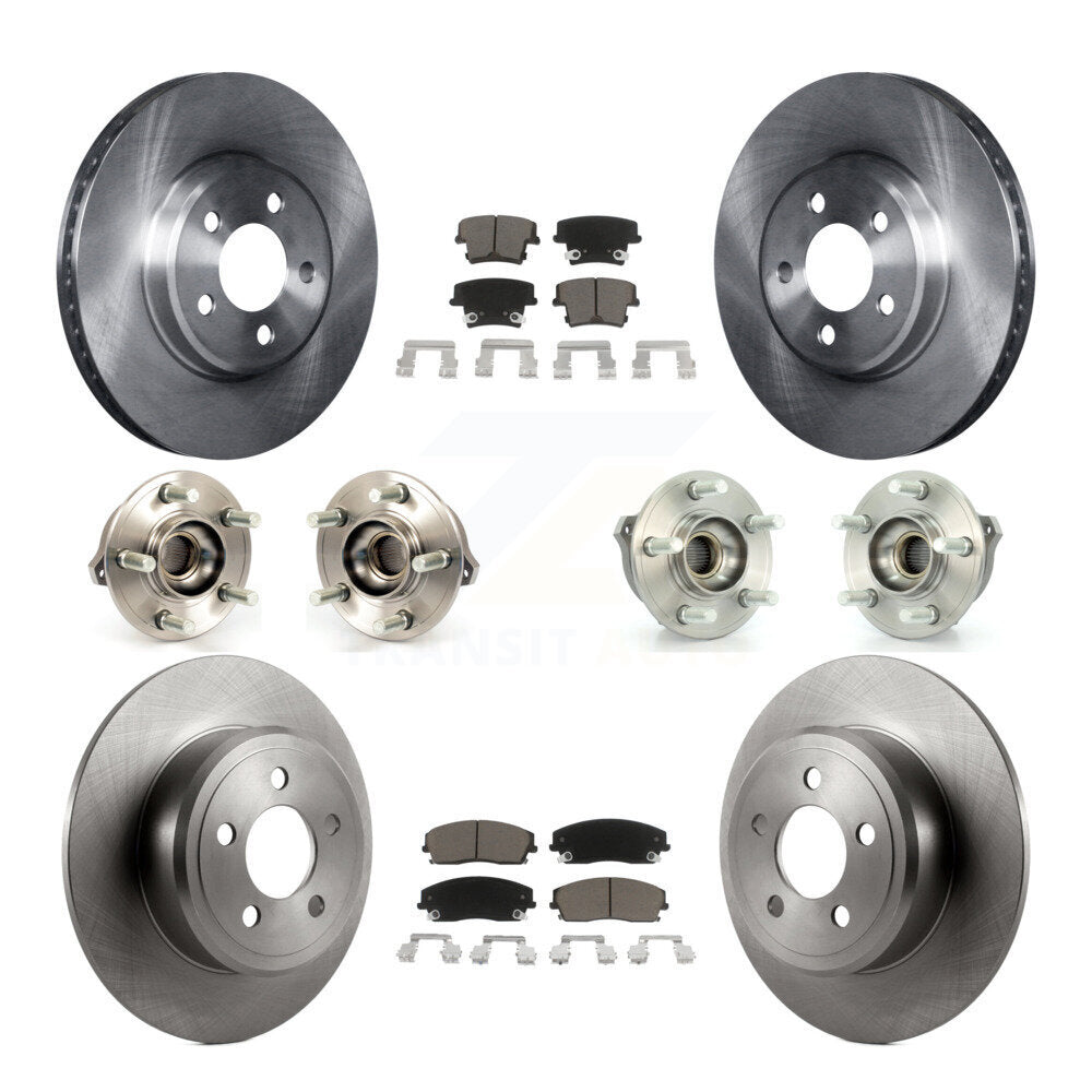 [Avant + Arrière] Kit d'ensemble roulement de roue et moyeu pour Dodge Charger Chrysler 300 AWD avec 2.7L KBB-119266