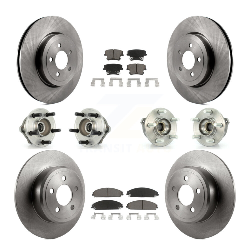 [Avant + Arrière] Kit d'ensemble roulement de roue et moyeu pour 2005-2006 Chrysler 300 AWD avec 3.5L KBB-119267