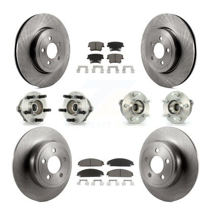 [Avant + Arrière] Kit d'ensemble roulement de roue et moyeu pour 2005-2006 Chrysler 300 AWD avec 3.5L KBB-119267