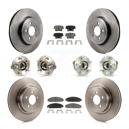 [Avant + Arrière] Kit d'ensemble roulement de roue et moyeu pour Dodge Charger AWD avec 5.7L avec Police Package KBB-119270 par Transit Auto