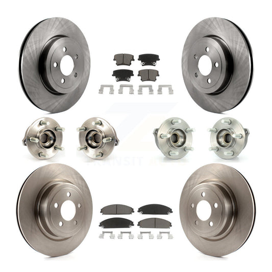[Avant + Arrière] Kit d'ensemble roulement de roue et moyeu pour Dodge Charger AWD avec 5.7L avec Police Package KBB-119270