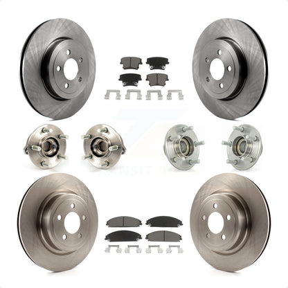 [Avant + Arrière] Kit d'ensemble roulement de roue et moyeu pour Dodge Charger avec Police Package KBB-119272 par Transit Auto