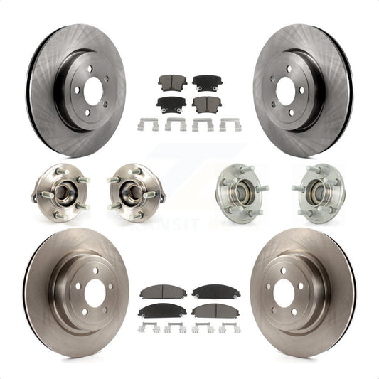 [Avant + Arrière] Kit d'ensemble roulement de roue et moyeu pour Dodge Charger avec Police Package KBB-119272 par Transit Auto