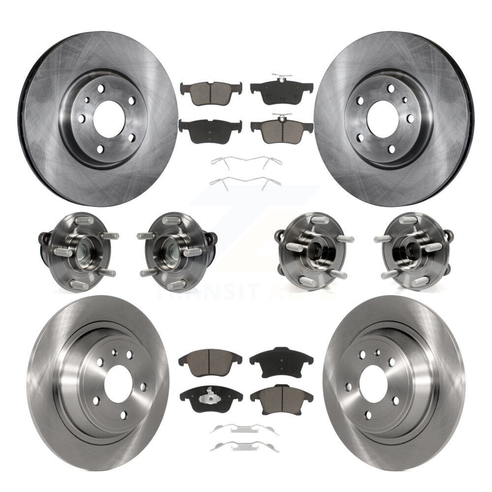 [Avant + Arrière] Kit d'ensemble roulement de roue et moyeu pour Ford Fusion Lincoln MKZ KBB-119274