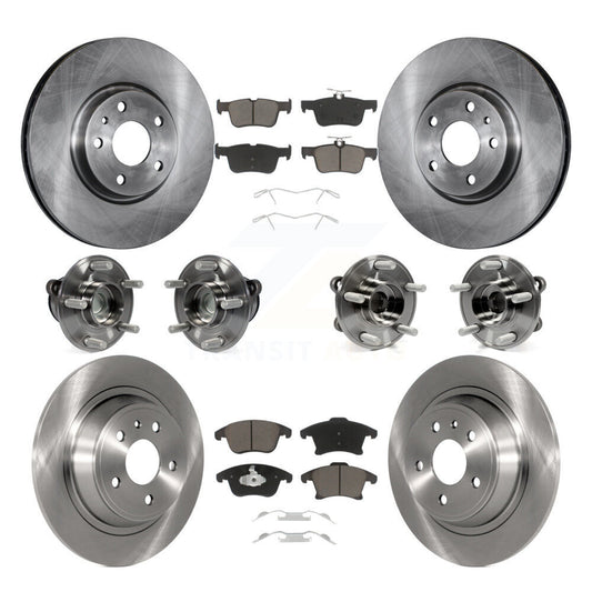 [Avant + Arrière] Kit d'ensemble roulement de roue et moyeu pour Ford Fusion Lincoln MKZ KBB-119274