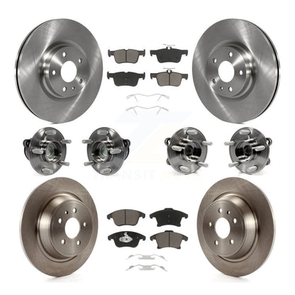 [Avant + Arrière] Kit d'ensemble roulement de roue et moyeu pour Ford Fusion Lincoln MKZ KBB-119277
