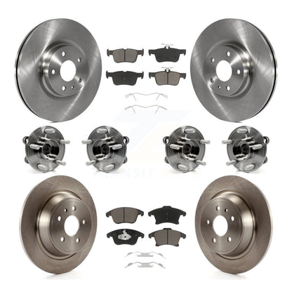 [Avant + Arrière] Kit d'ensemble roulement de roue et moyeu pour Ford Fusion Lincoln MKZ KBB-119278