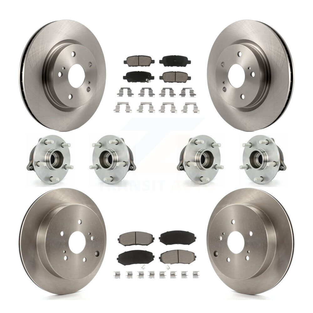 [Avant + Arrière] Kit d'ensemble roulement de roue et moyeu pour 2009-2013 Suzuki Grand Vitara KBB-119279
