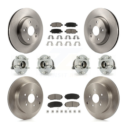 [Avant + Arrière] Kit d'ensemble roulement de roue et moyeu pour 2009-2013 Suzuki Grand Vitara KBB-119279