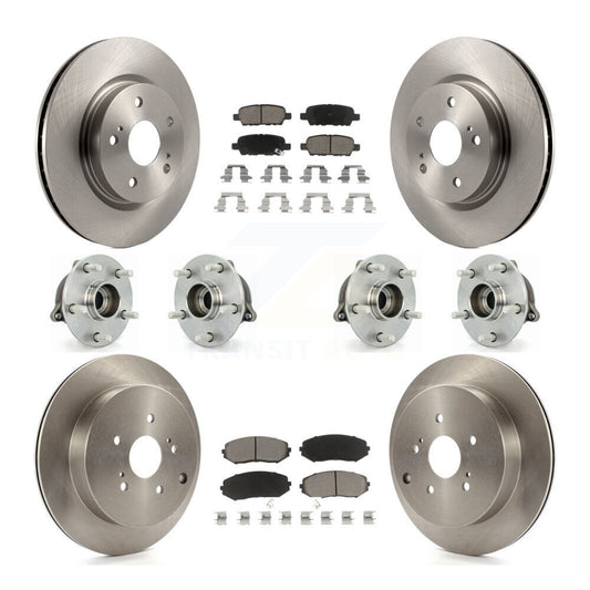 [Avant + Arrière] Kit d'ensemble roulement de roue et moyeu pour 2009-2013 Suzuki Grand Vitara KBB-119279