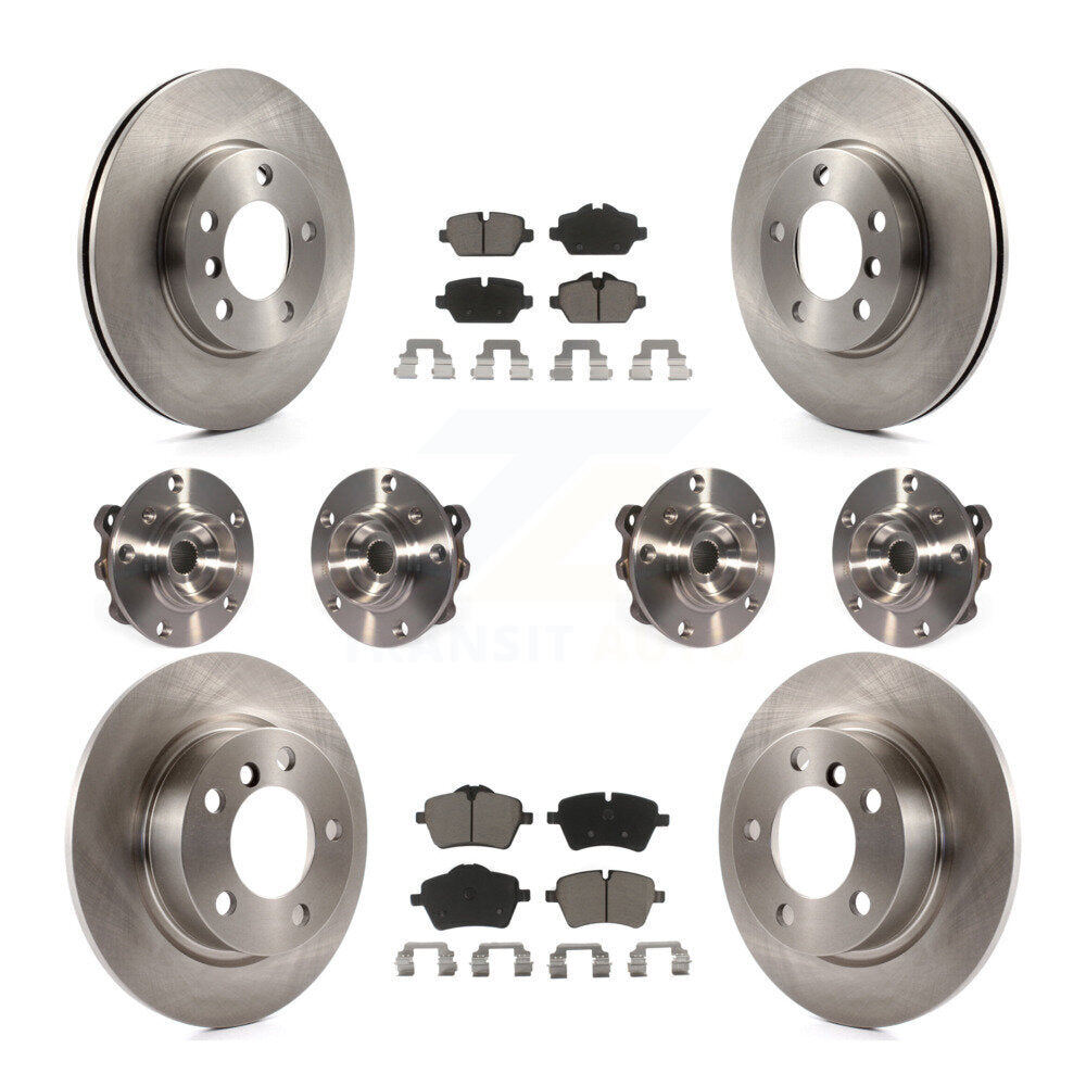 [Avant + Arrière] Kit d'ensemble roulement de roue et moyeu pour 2011 Mini Cooper Countryman AWD avec 294mm Diameter Rotor KBB-119282