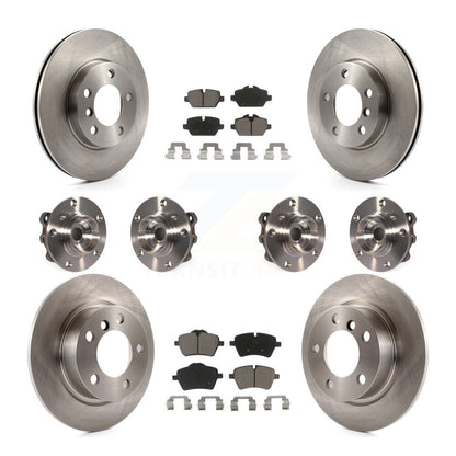 [Avant + Arrière] Kit d'ensemble roulement de roue et moyeu pour 2011 Mini Cooper Countryman AWD avec 294mm Diameter Rotor KBB-119282