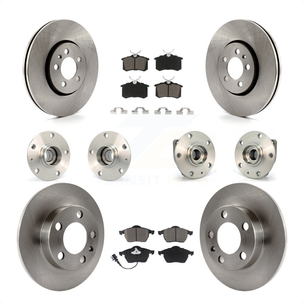 [Avant + Arrière] Kit d'ensemble roulement de roue et moyeu pour 2006 Volkswagen Golf 1.8L KBB-119285 par Transit Auto