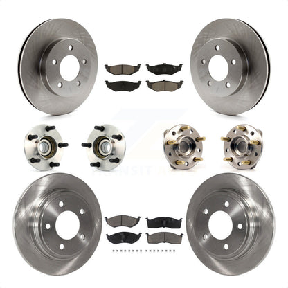 [Avant + Arrière] Kit d'ensemble roulement de roue et moyeu pour Chrysler Dodge Intrepid Concorde LHS Eagle Vision New Yorker KBB-119290 par Transit Auto